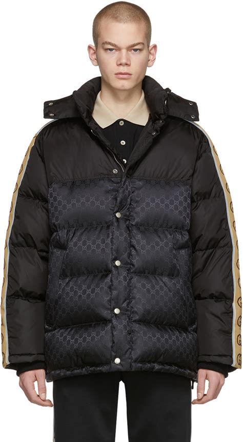 men's gucci bubble coat|Gucci monogrammed jacket.